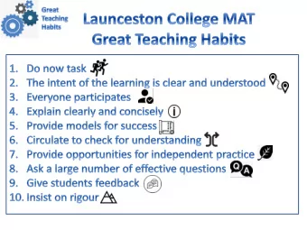 Teaching is a rewarding and exciting process. In one sense, it is very simple  teach students