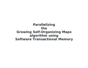 Parallelizing  the  Growing Self-Organizing Maps  algorithm using  Software Transactional Memory