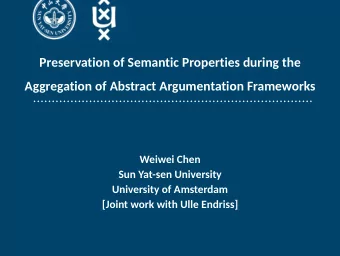 Preservation of Semantic Properties during the  Aggregation of Abstract Argumentation Frameworks