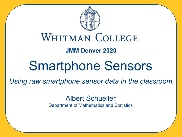 smartphone sensors