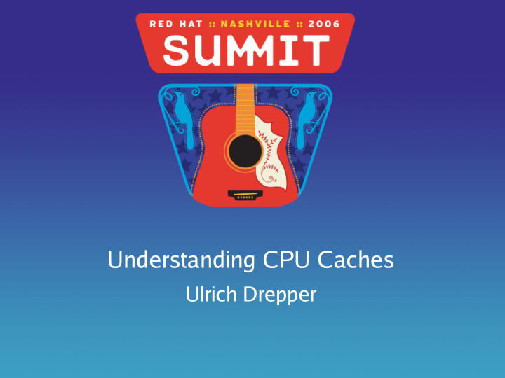understanding cpu caches
