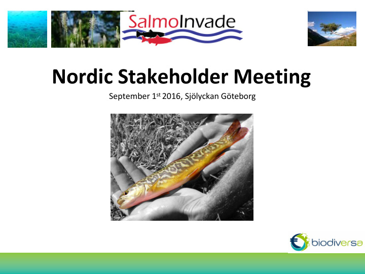 nordic stakeholder meeting