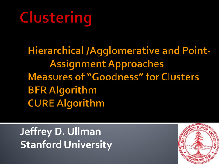 jeffrey d ullman stanford university