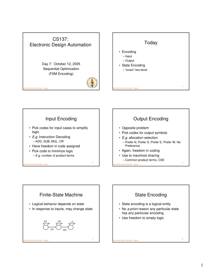 cs137 today electronic design automation