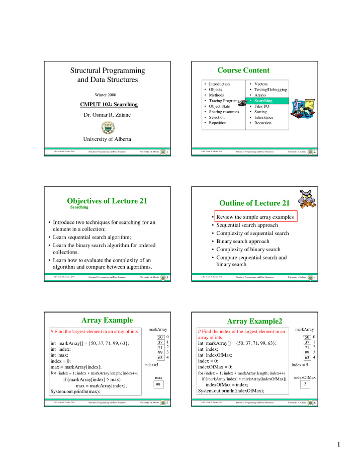 structural programming course content and data structures