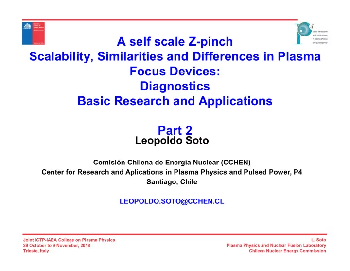 a self scale z pinch scalability similarities and