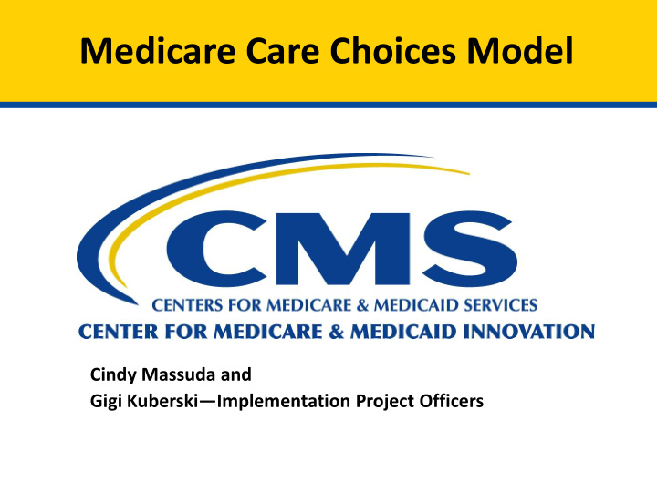 medicare care choices model