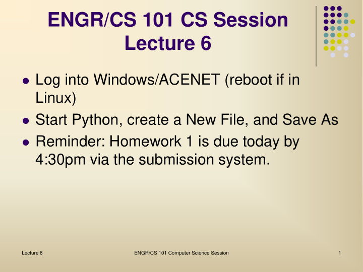 engr cs 101 cs session lecture 6