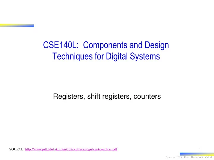 techniques for digital systems