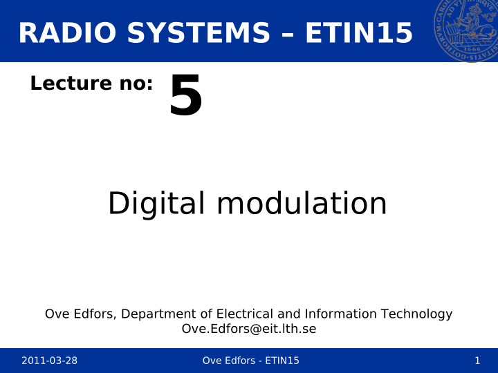 lecture no 5