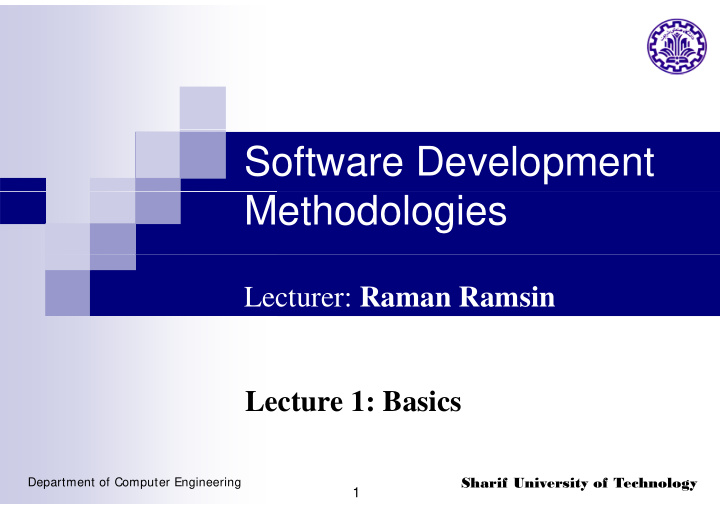 software development methodologies