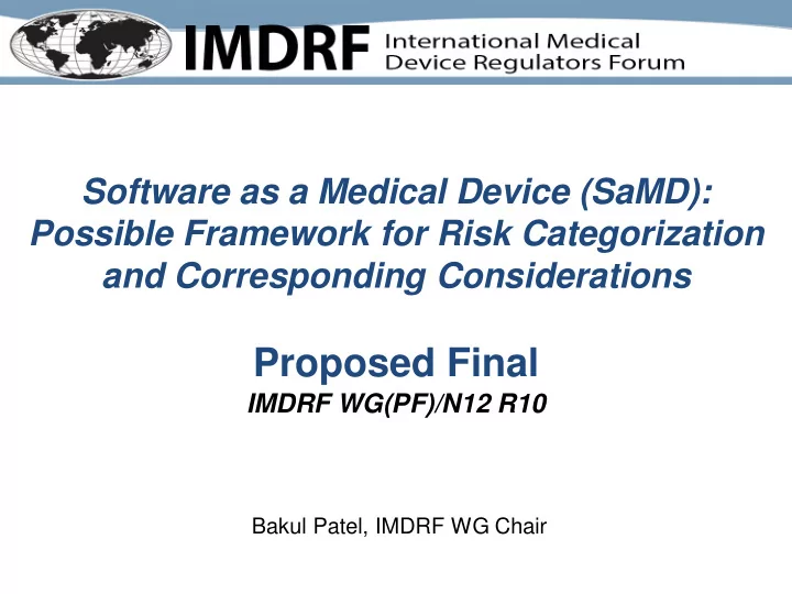 proposed final