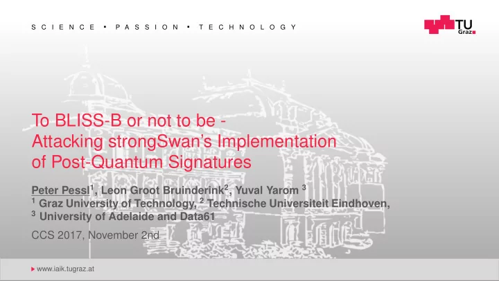 to bliss b or not to be attacking strongswan s