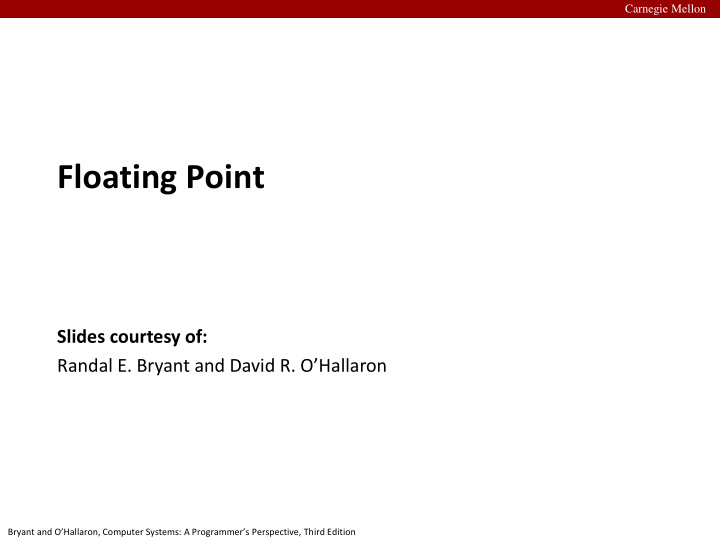 floating point