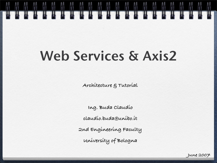 web services axis2