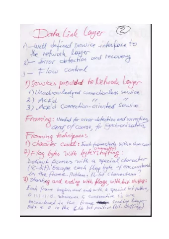 ERROR DETECTON &amp; CORRECTION  Error Detection  EDC= Error Detection and Correction bits