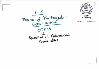 Et i tex.4eco.k. AA) ,   Ctroyele.:r)Ytdo  CDEEP IIT Bombay b :40  CE623 L 3 2 -  12 / Slide