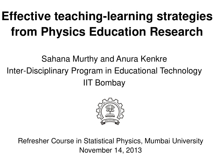 from physics education research