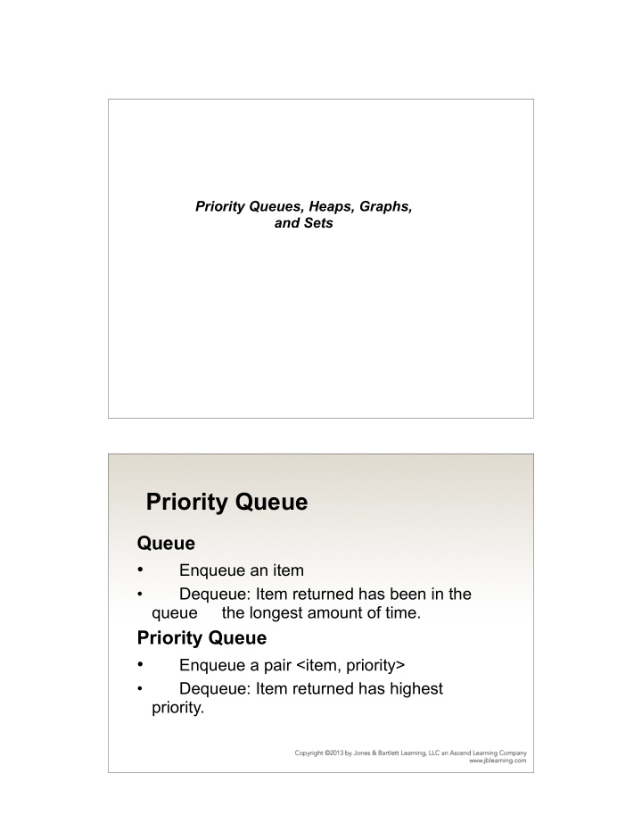 priority queue