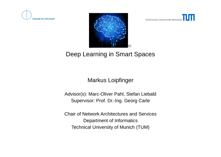 deep learning in smart spaces