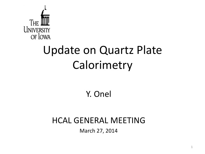 update on quartz plate