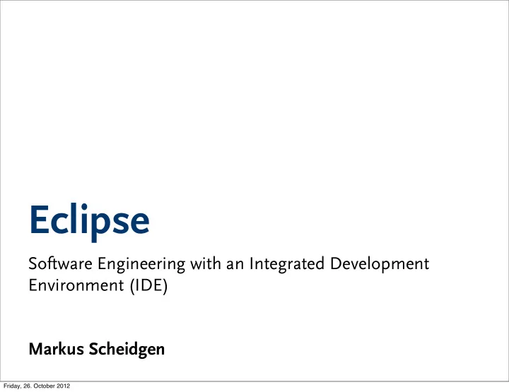eclipse