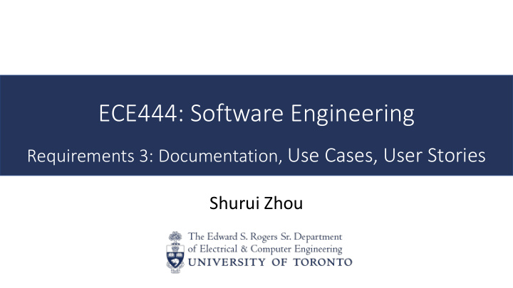 ece444 software engineering