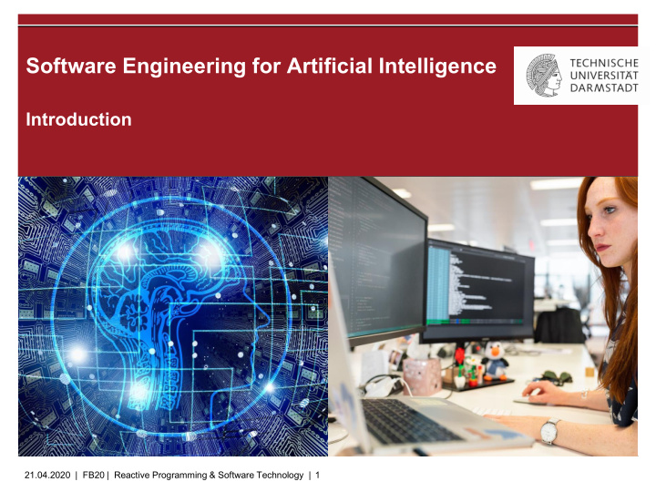 software engineering for artificial intelligence