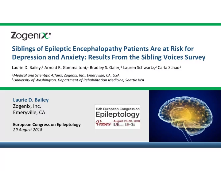 siblings of epileptic encephalopathy patients are at risk