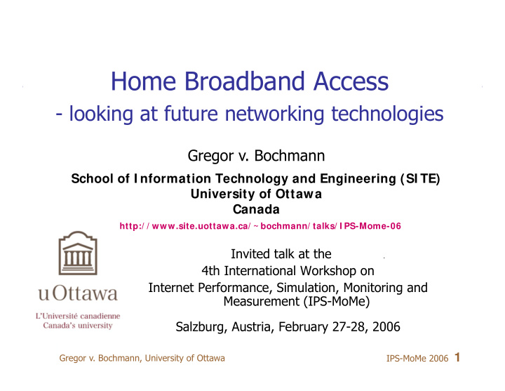 home broadband access