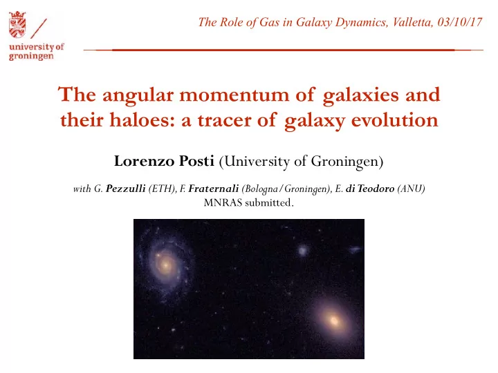 the angular momentum of galaxies and their haloes a