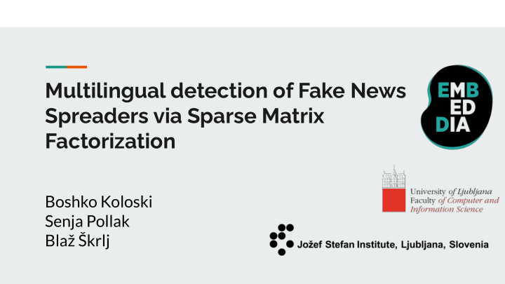multilingual detection of fake news spreaders via sparse