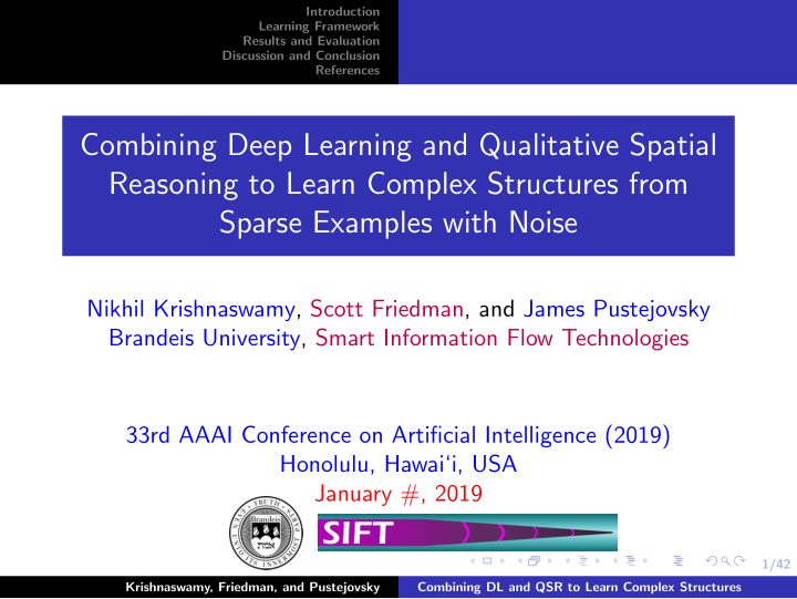 combining deep learning and qualitative spatial reasoning