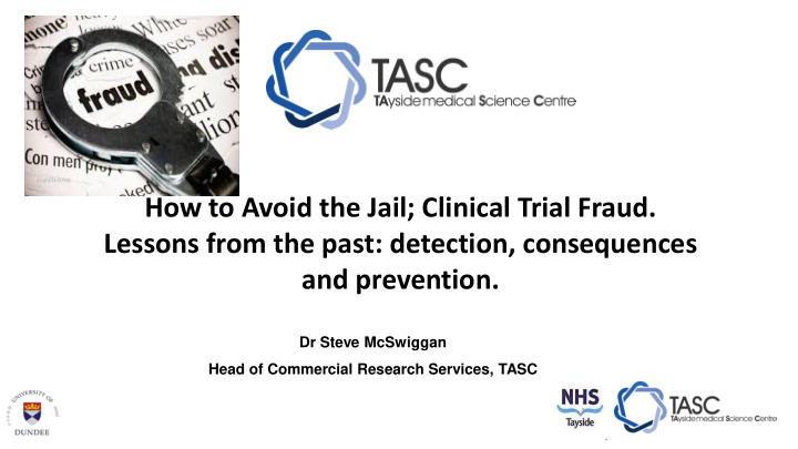 how to avoid the jail clinical trial fraud