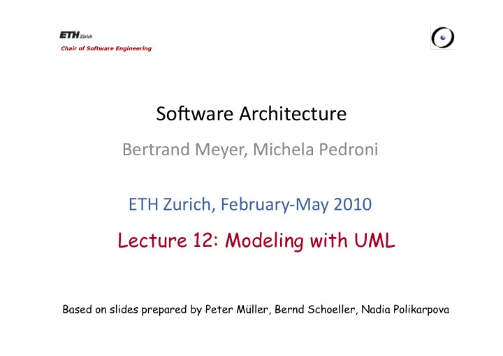 so ware architecture