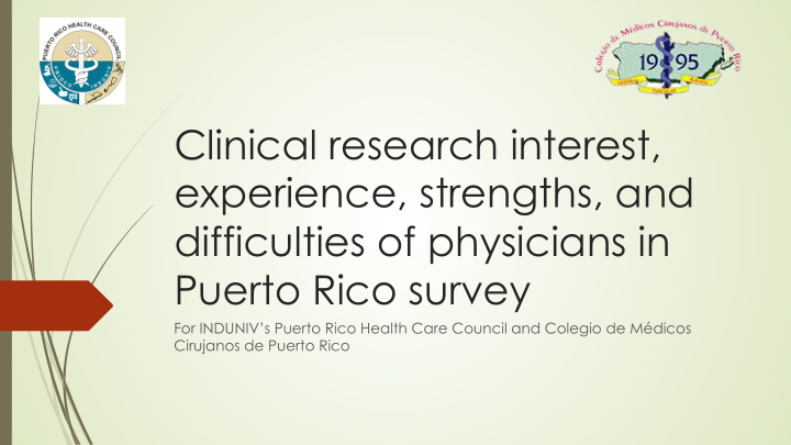 clinical research interest experience strengths and
