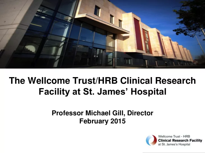 professor michael gill director february 2015 part of a