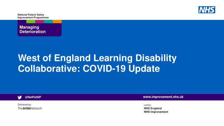 collaborative covid 19 update