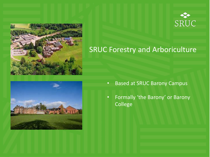 sruc forestry and arboriculture