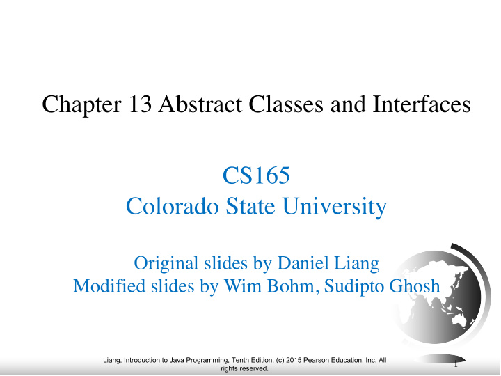 chapter 13 abstract classes and interfaces cs165 colorado