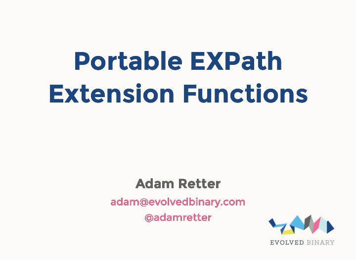 portable expath portable expath extension functions