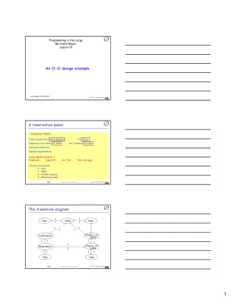 1  A first attempt P Enquiry_on_flights :  output enquiry on flights screen  repeat