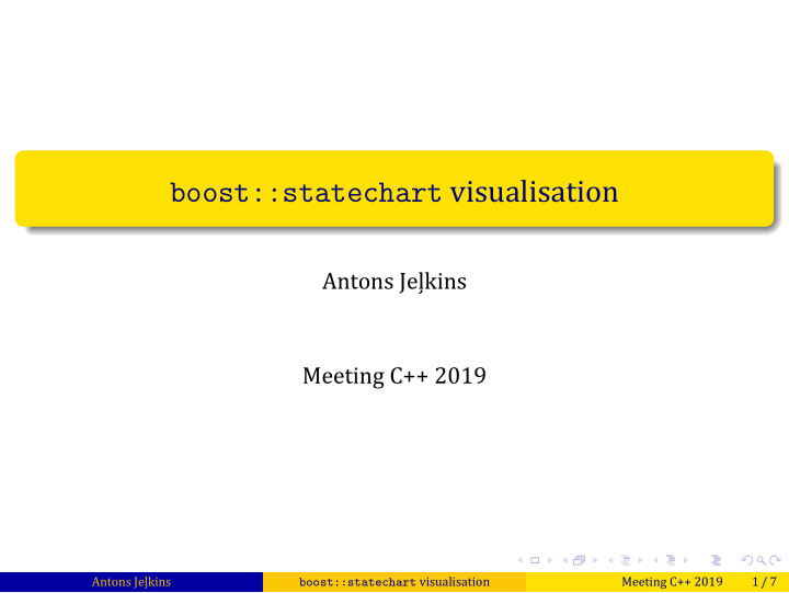 boost statechart visualisation