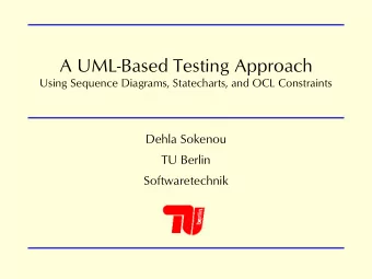 A UML-Based Testing Approach  Using Sequence Diagrams, Statecharts, and OCL Constraints  Dehla