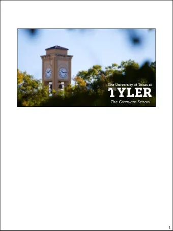 1  About Us  UT Tyler is part of the prestigious University of Texas system  Nestled on more
