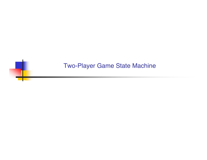 two player game state machine 2 player game java interface