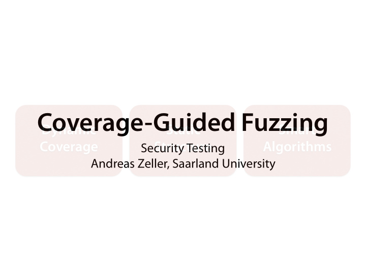 coverage guided fuzzing
