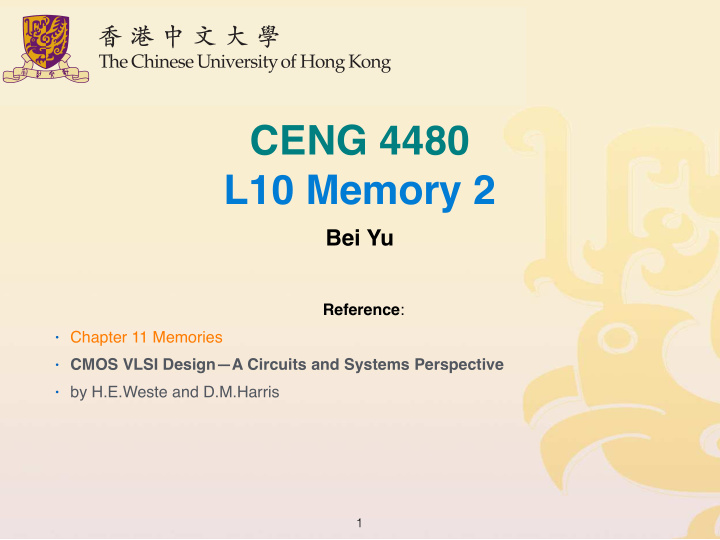 ceng 4480 l10 memory 2