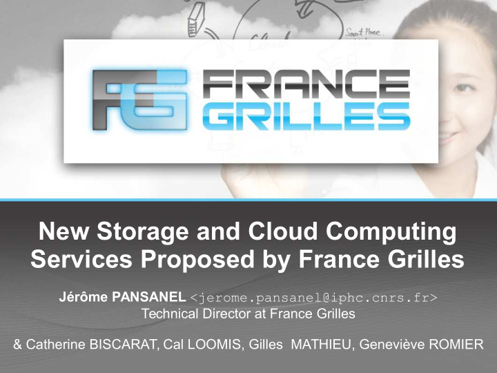 new storage and cloud computing services proposed by