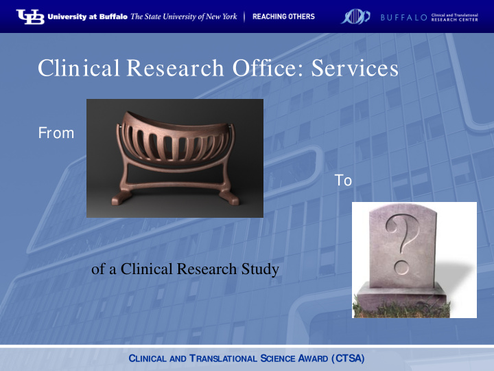 clinical research office services